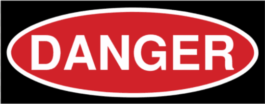 Danger sign
