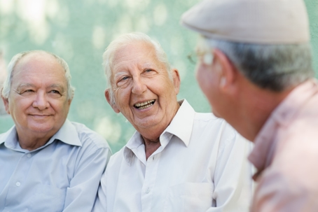 group of older men